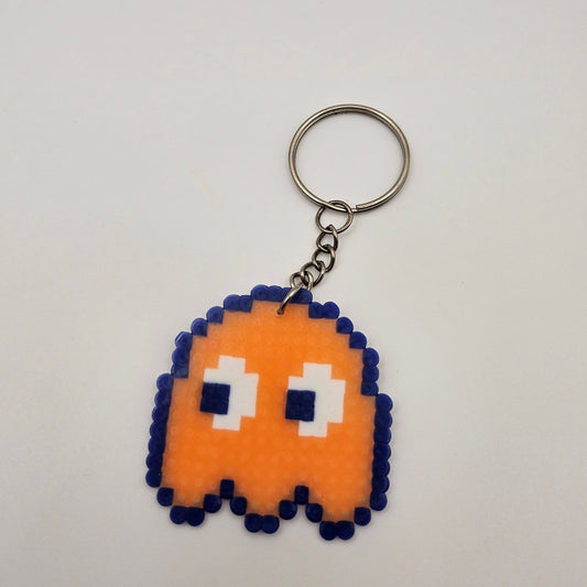 PAC-MAN Orange Ghost Keychain