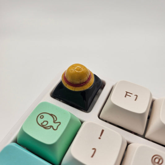 Strawhat Keycap (Black)