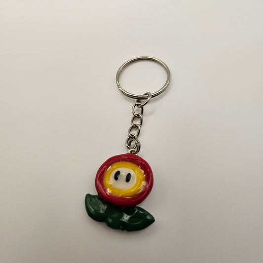 Flame Flower Keychain