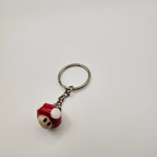 Red Mushroom Keychain